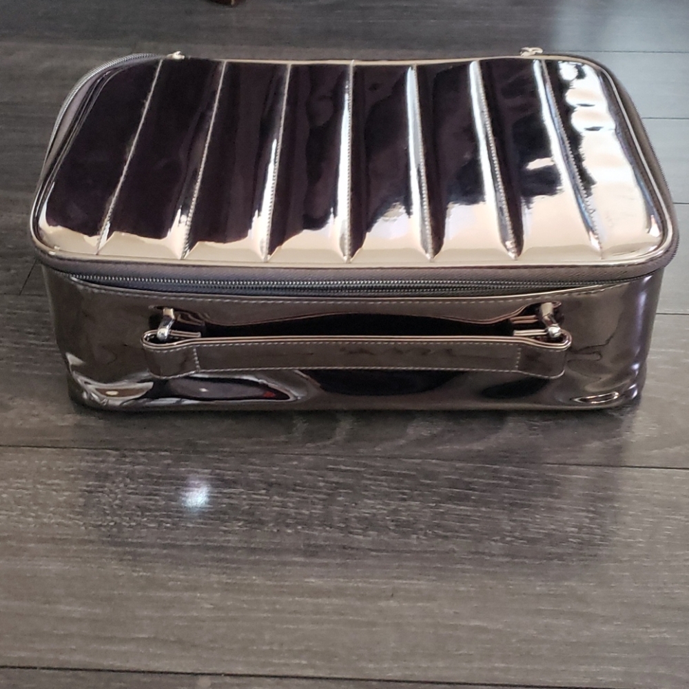 Lancome Silver Train Case